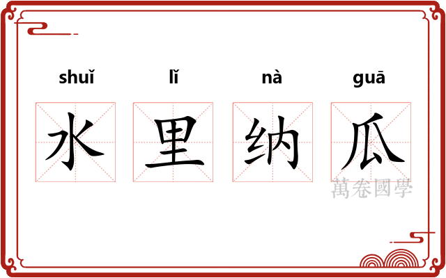 水里纳瓜