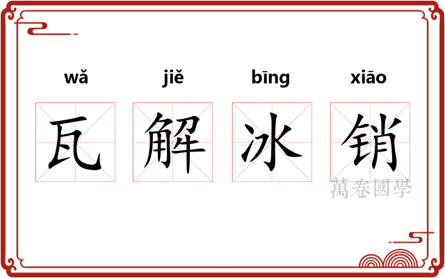 瓦解冰销