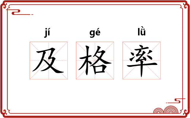 及格率