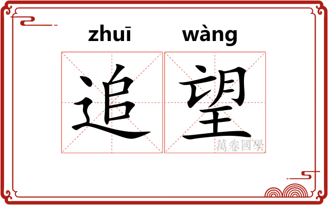 追望