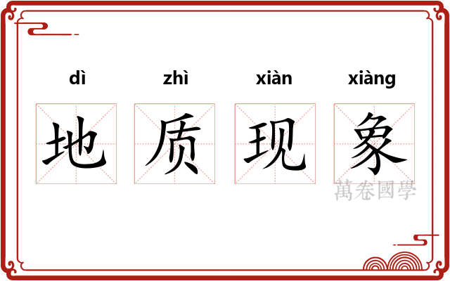 地质现象