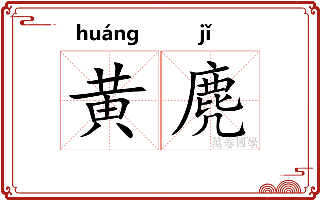 黄麂