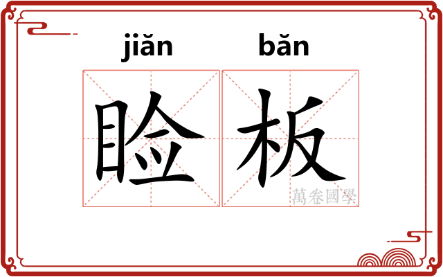 睑板